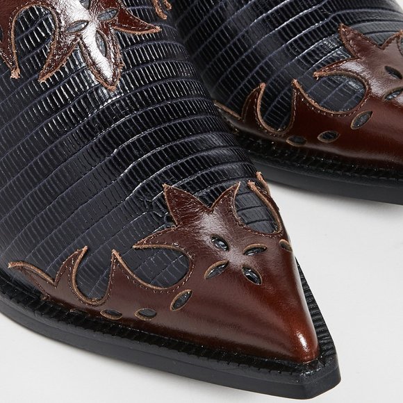 NIB❗️Rare Jeffrey Campbell Tonto Western Mules - Picture 2 of 8